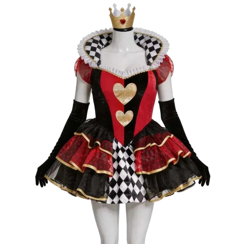 Queen of Hearts Costume | Deluxe 3-Piece Set
