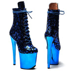 8-Inch Suede Platform Ankle Boots