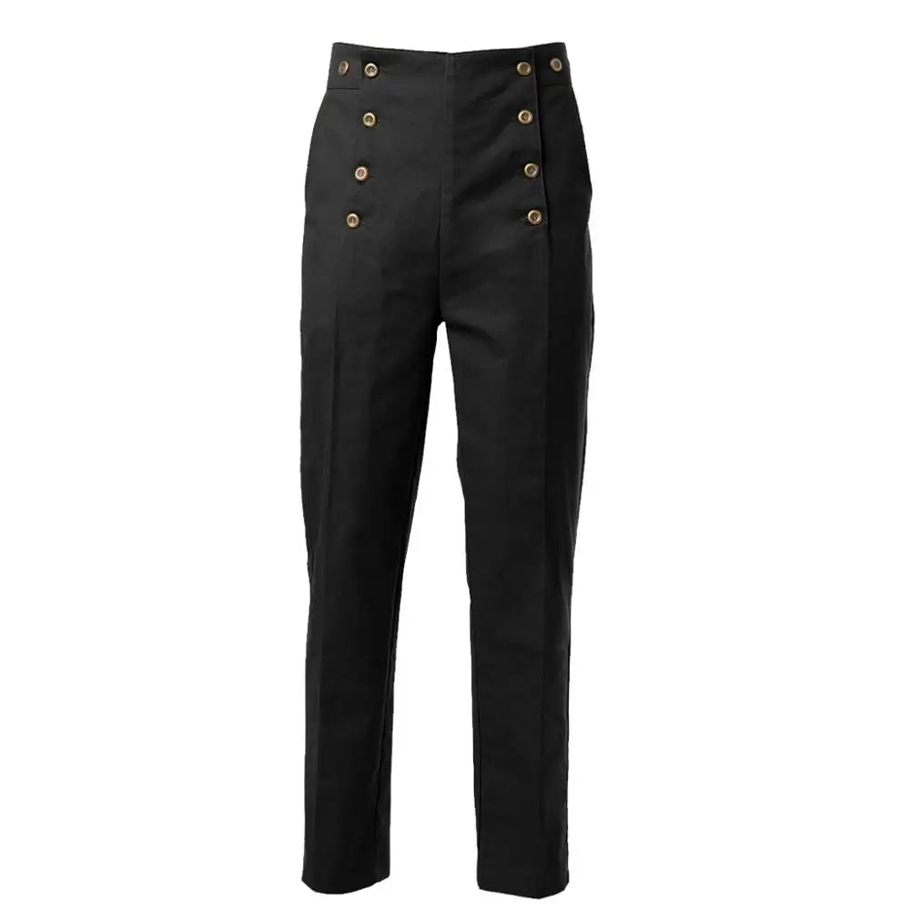 Victorian Steampunk Suspender Pants | High Waist | Men