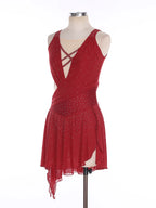 Lyrical Dance Dress | Rhinestones & Lace-Up