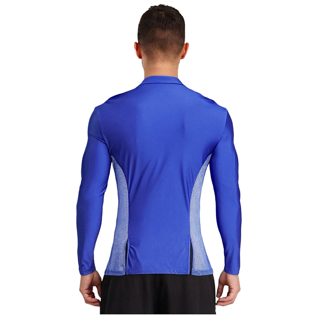 Men’s Dance Top | Rhinestone Mesh