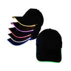LED EL Wire Baseball Cap | Light-Up Rave Festival Hat