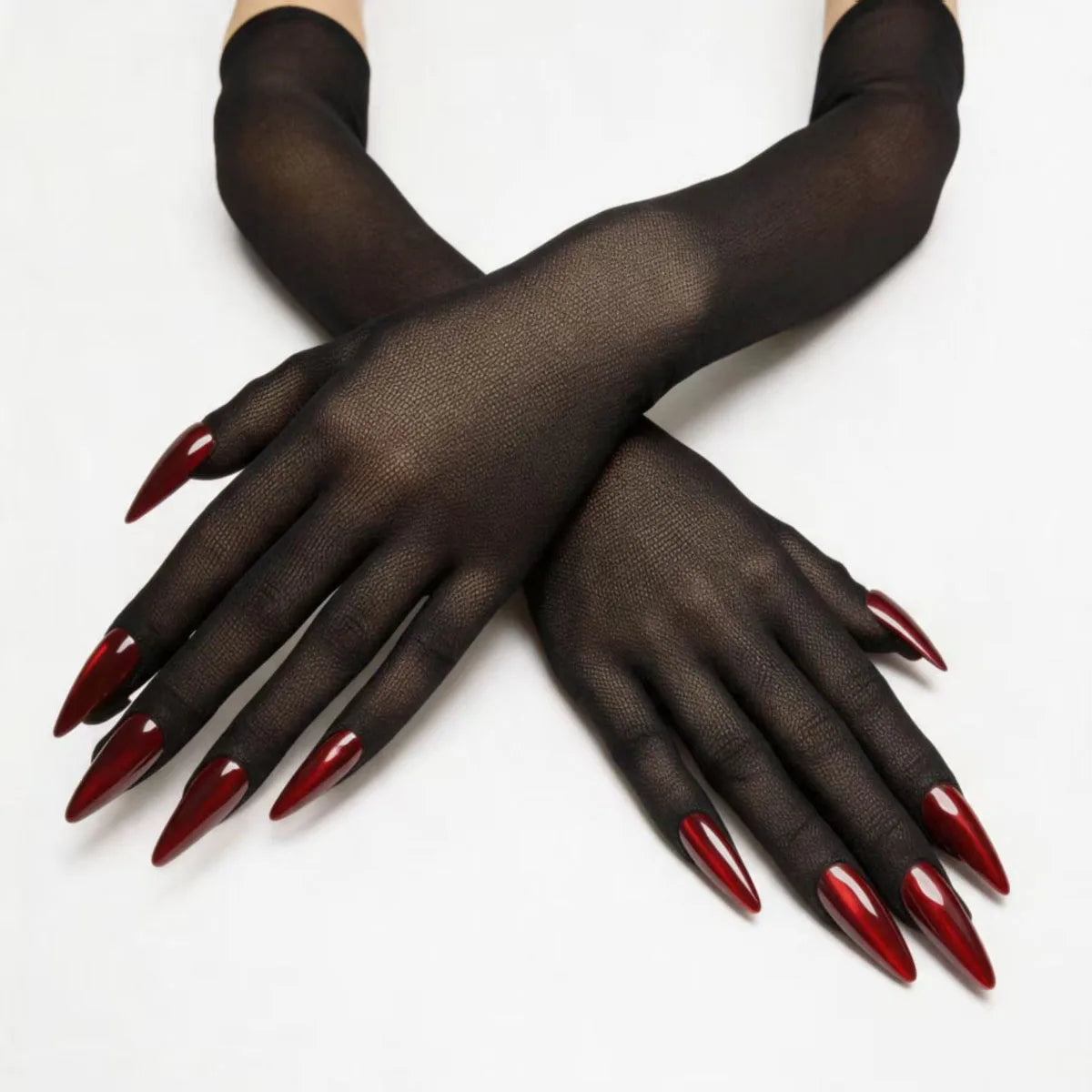 Sheer Nail-Effect Gloves | Stage