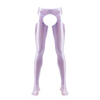 Men's Glossy Dance Tights | Footed | Stretch Fit