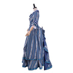 Victorian Bustle Dress | Phantom Costume | Blue