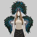 Feather Headdress & Wing Set - Festival & Performance Costume