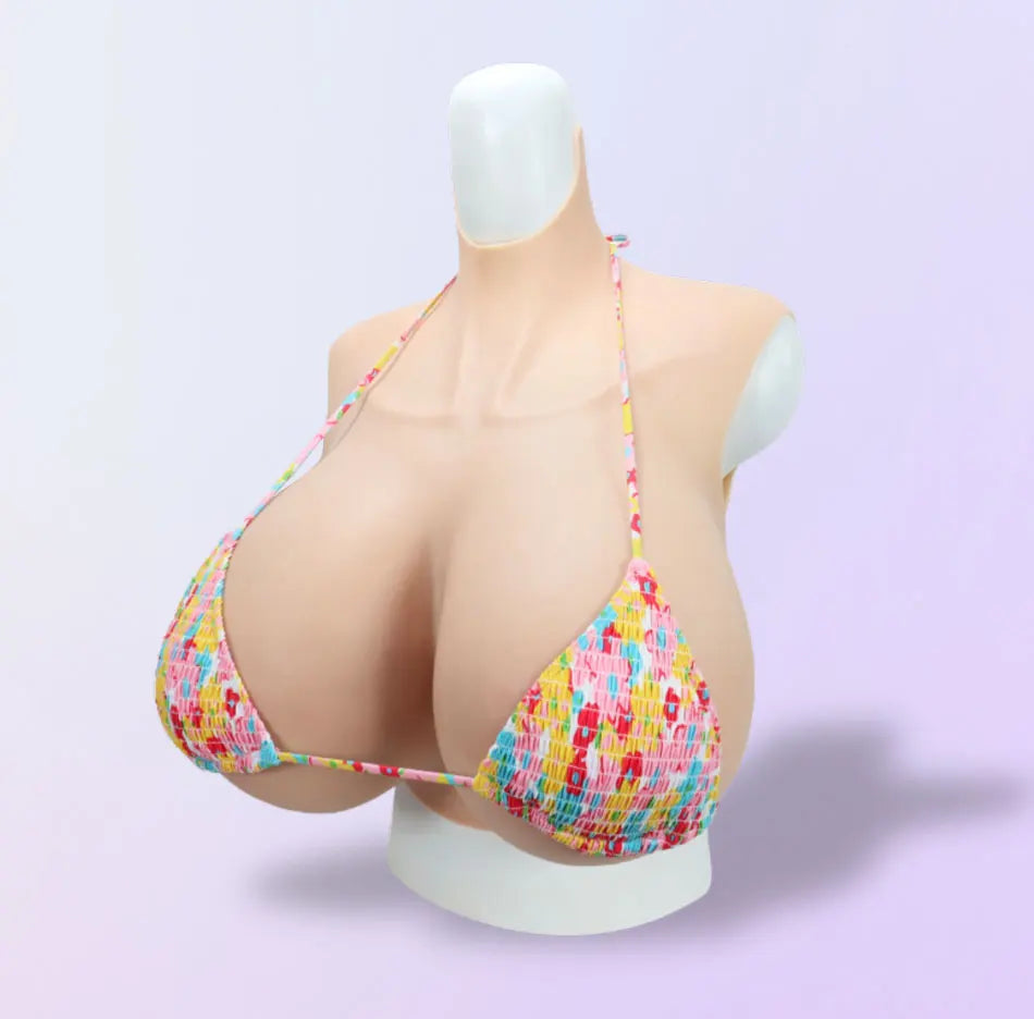 Huge Silicone Breast Forms | I, K & Z Cup | Half-Body