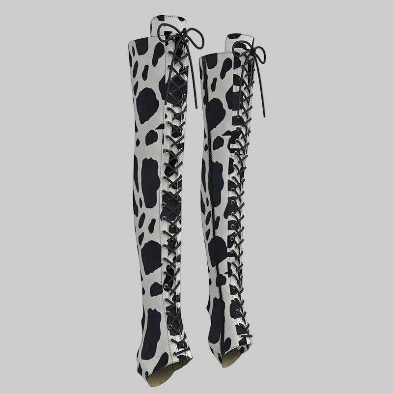 8-Inch Platform Pole Dance Thigh-High Boot Covers