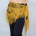 Fringe Shimmy Hip Scarf | Sequin Tassel Belt | Belly Dance