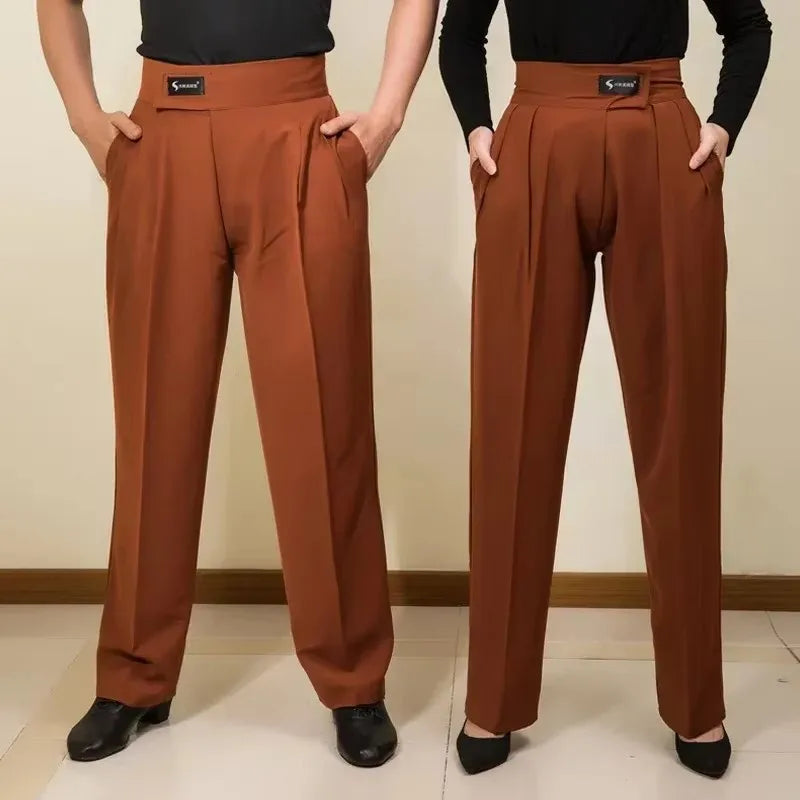 Latin Dance Trousers | High-Waist | Ballroom & Competition | 3 Colors