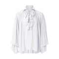 Renaissance Pirate Shirt | Lace-Up | Ruffled Cuffs | 4 Colors | S-3XL