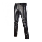 Men's Shiny Faux Leather Pants | Skinny Fit | Stage