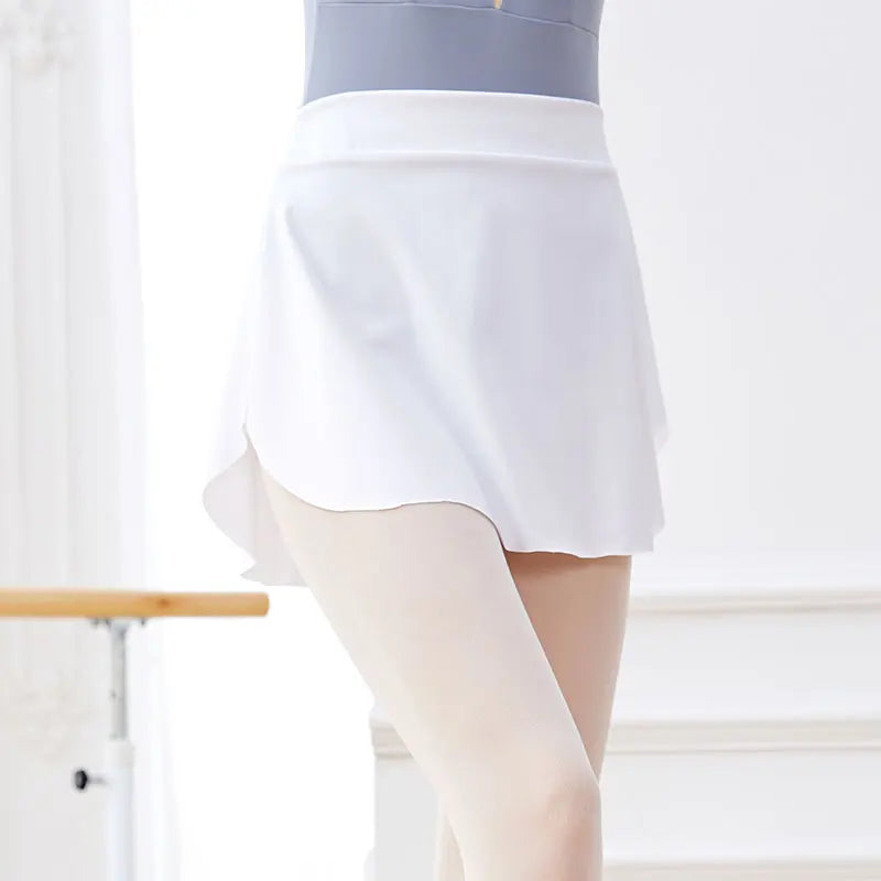 Curved Ballet Wrap Skirt | Side Split | Women | S–XXL