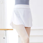 Curved Ballet Wrap Skirt | Side Split | Women | S–XXL