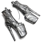 9-Inch Gradient Platform Ankle Boots