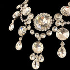Rhinestone Necklace & Earring Set | Crystal Drop