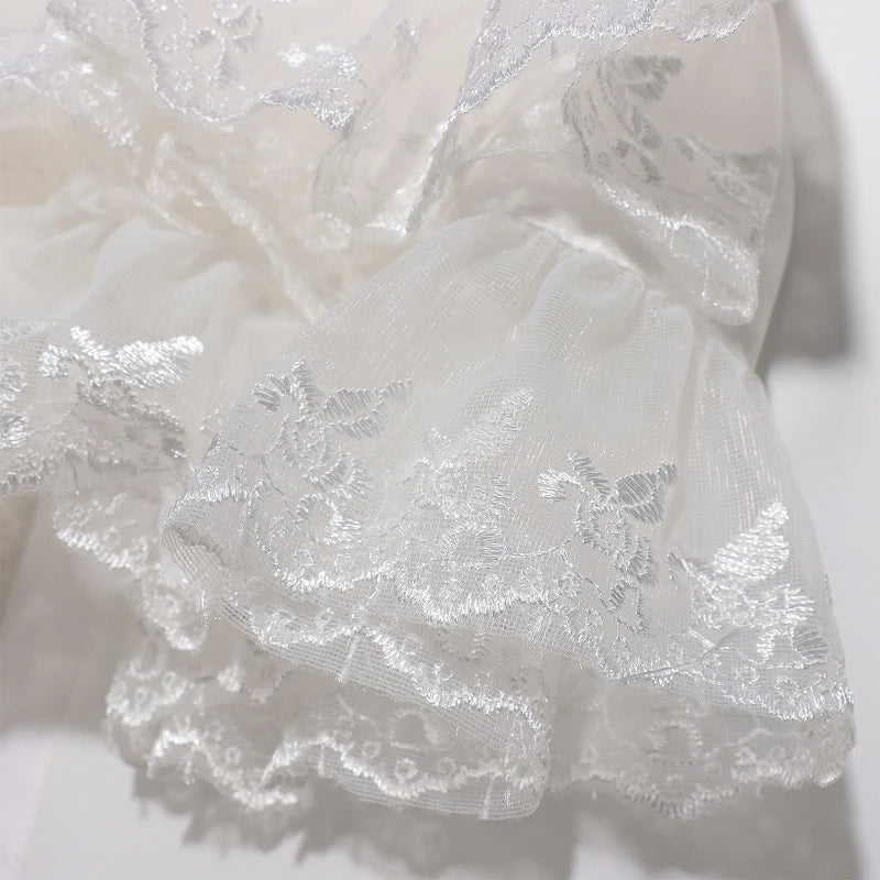 Victorian Ruffle Shirt | Stand Collar | Steampunk