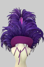Samba Feather Headdress & Wings - Carnival Costume Set with Rhinestones