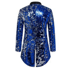 Men's Stage Tailcoat | Metallic Pattern