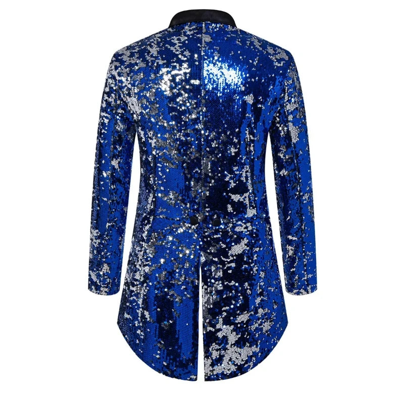 Men's Stage Tailcoat | Metallic Pattern