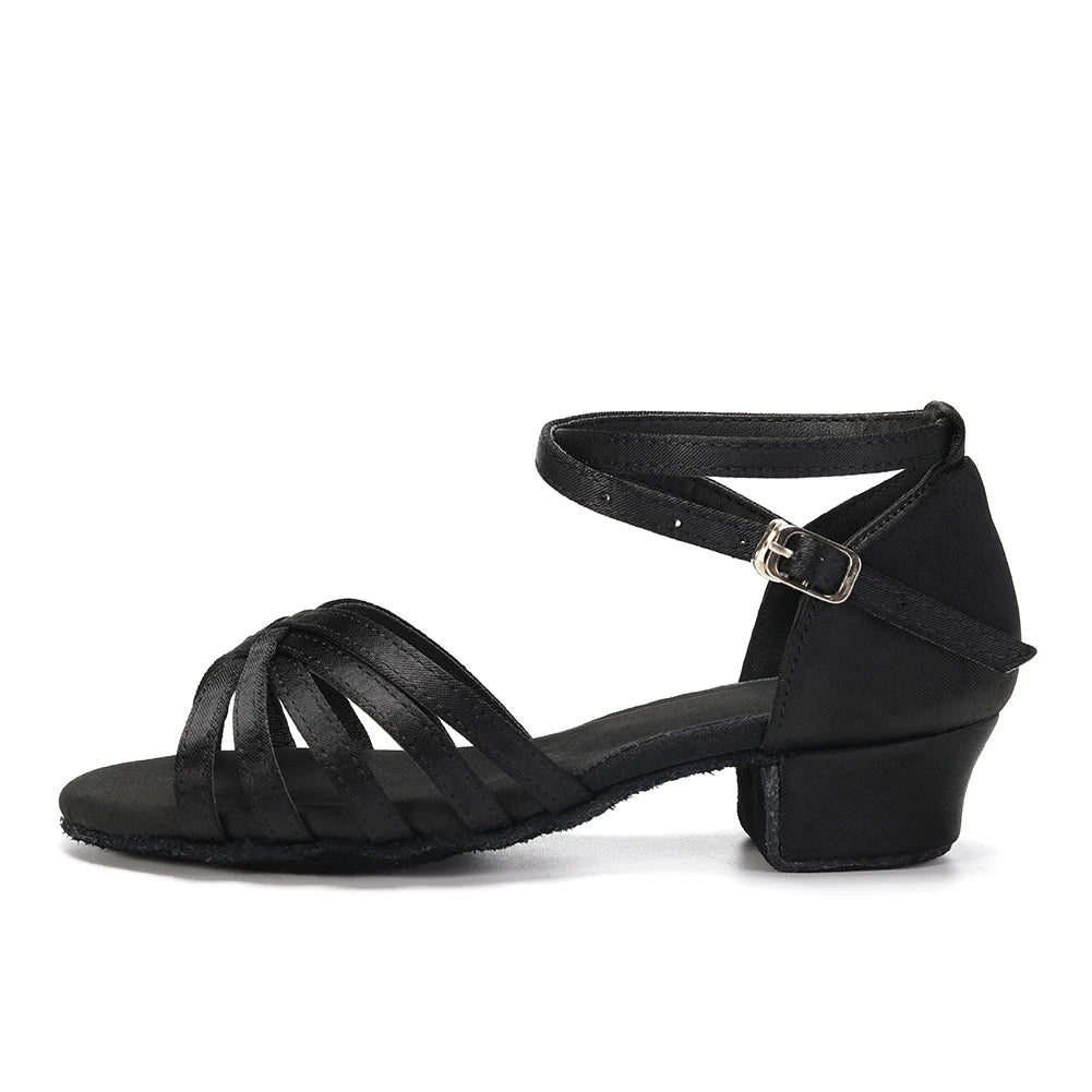 Latin Dance Sandals | Low Block Heel | 3.5 cm