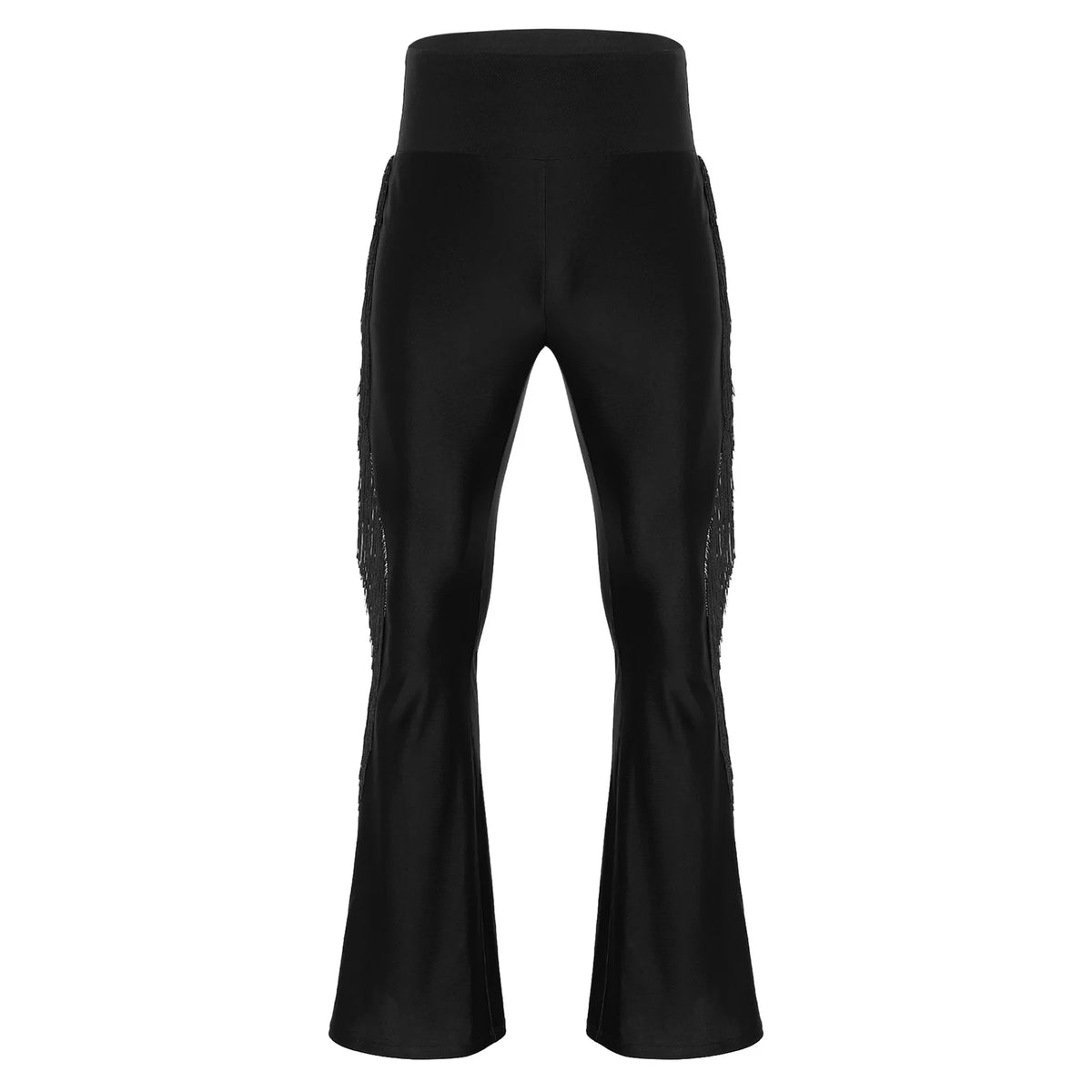 Men's Latin Dance Set | Rhinestone Bodysuit & Flared Pants