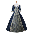 Lace Ball Gown | Victorian A-Line | Half Sleeve