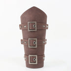 Buckled Faux-Leather Bracer | Single