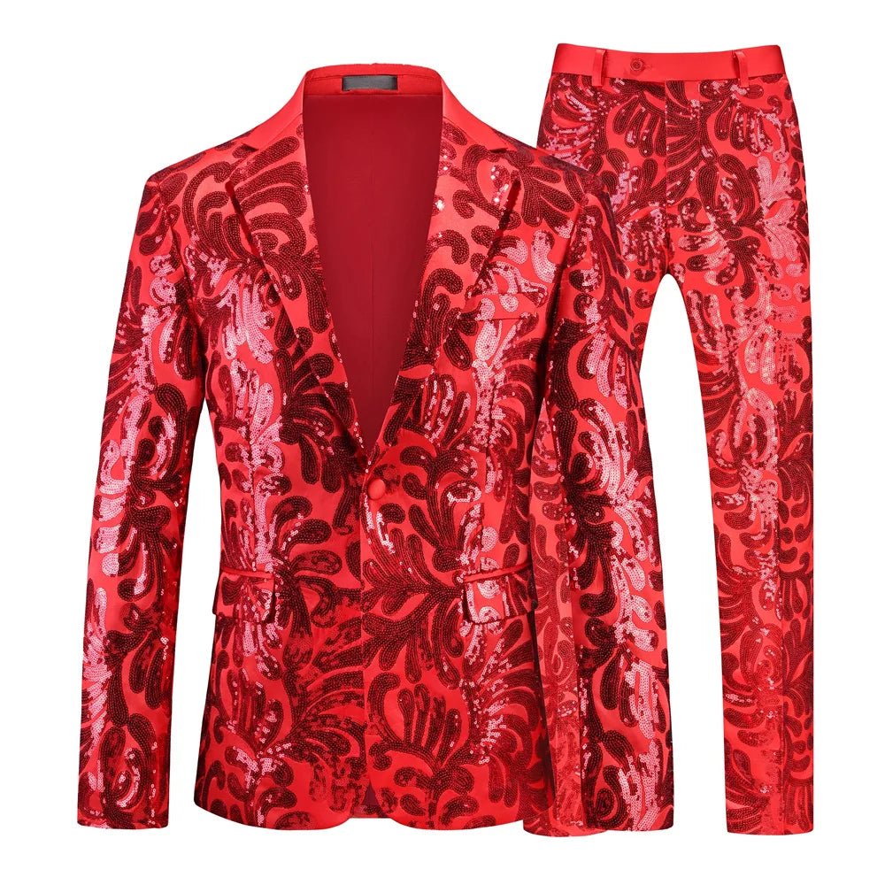 Men’s Sequin Suit | Two-Piece Stagewear