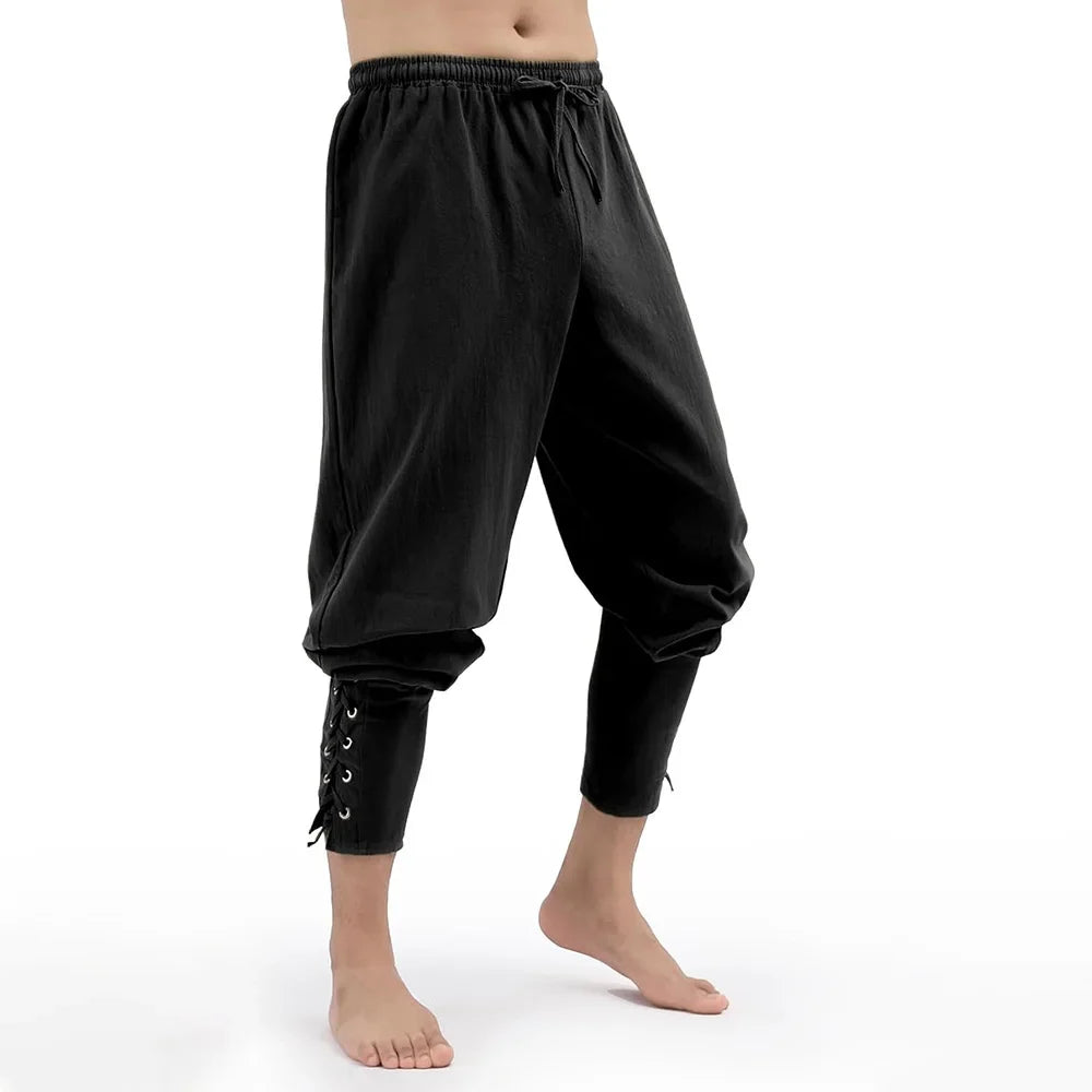 Men’s Medieval Trousers | Lace-Up Cuffs