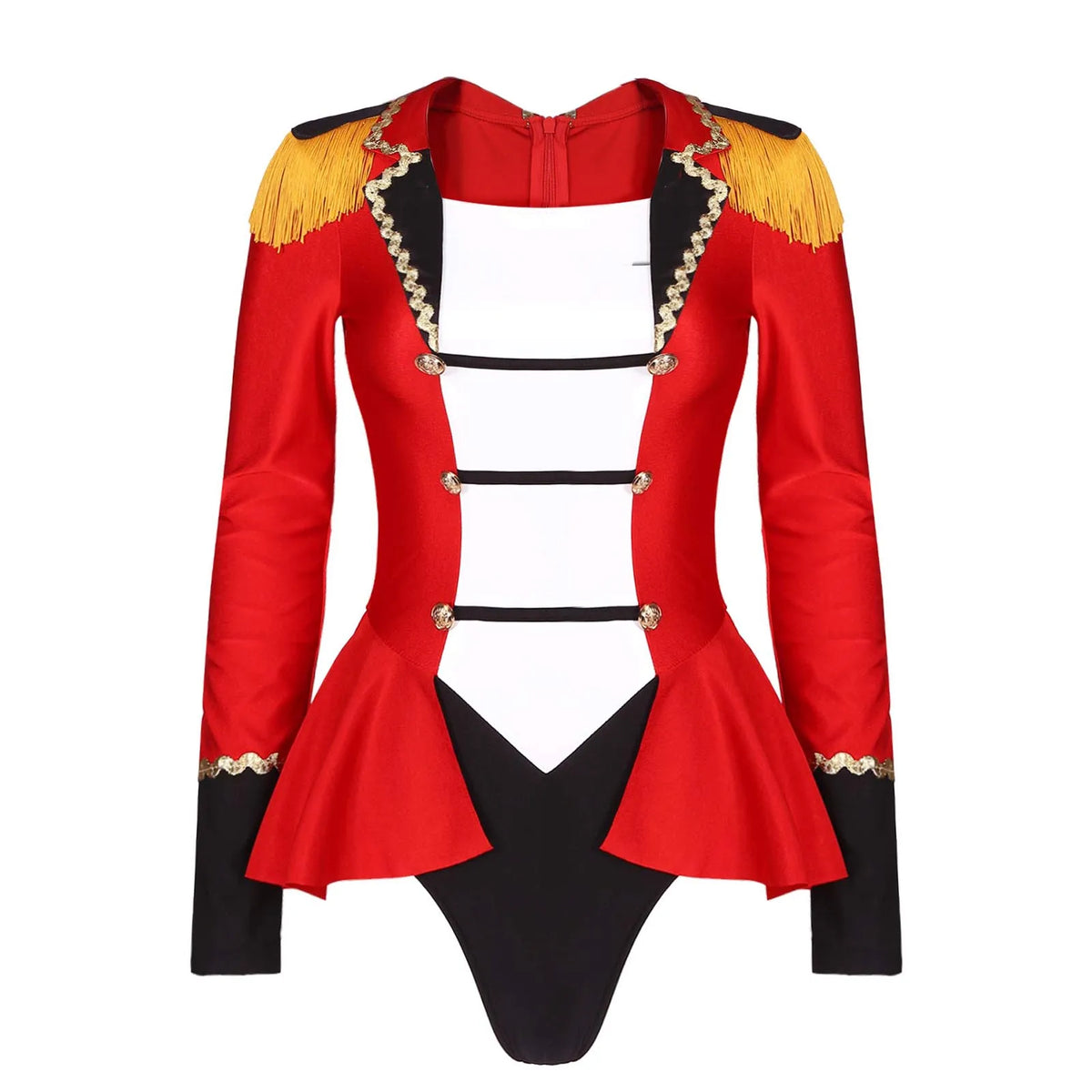 Ringmaster Bodysuit | Tailcoat & Gold Trim