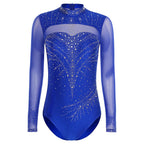 Starlight Long-Sleeve Rhinestone Leotard