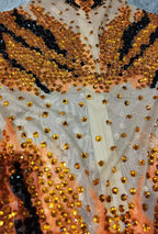 Sequin Performance Bodysuit | Fitted Sparkle