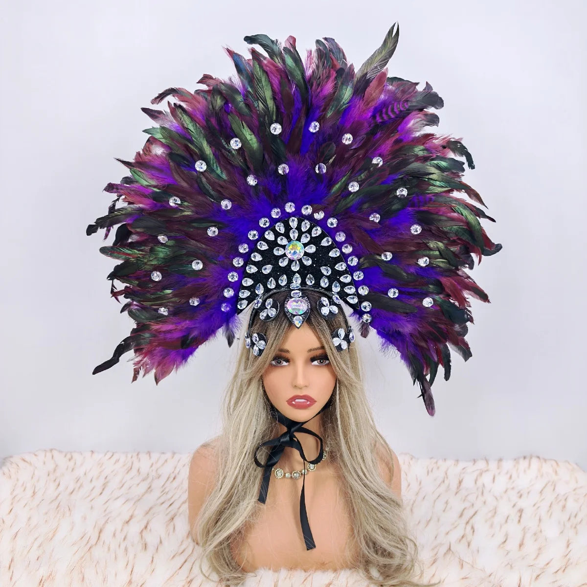 Feather Carnival Headdress | Festival & Costume