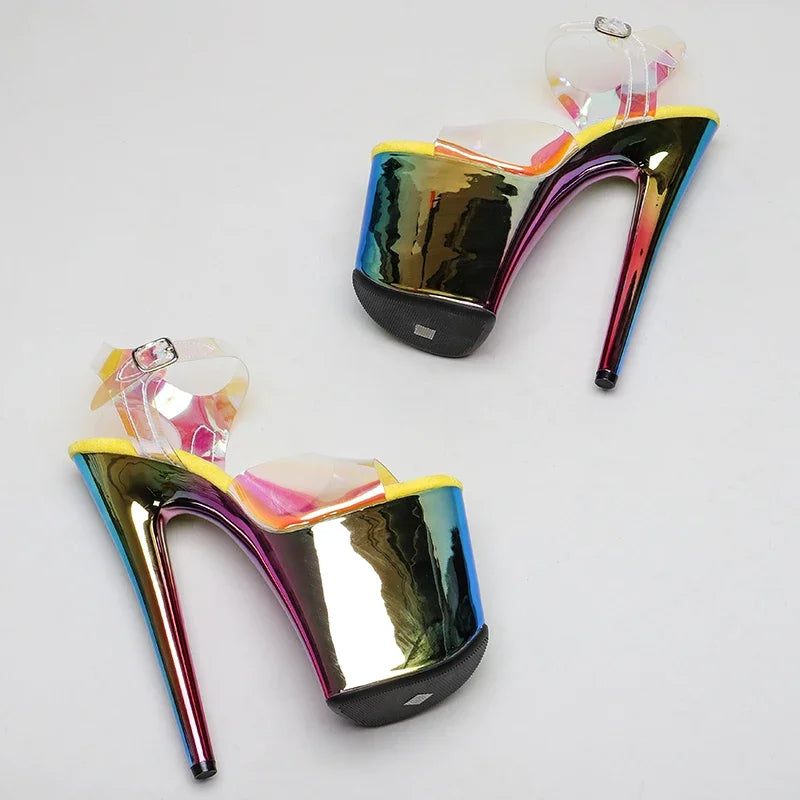 8-Inch Platform Sandals - High Heel Performance Shoes