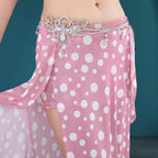 Belly Dance Chain Belt | Rhinestone Floral | Pearl & Alloy | 6 Styles