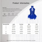 Starlight Sequin Feather Halter Dance Leotard