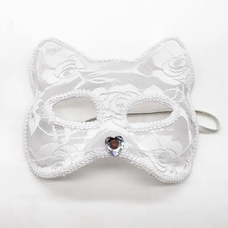 Cat Ear Lace Mask | Half-Face | 12 Styles