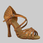 Dazzling Rhinestone Latin Dance Shoes