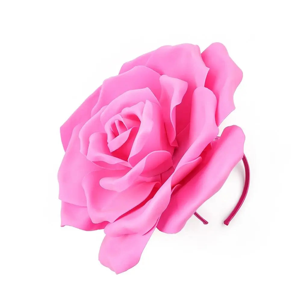Oversized Rose Fascinator Headband | 40cm | Showgirl | 19 Colors