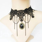 Gothic Lace Choker Necklace | Neo-Gothic & Steampunk