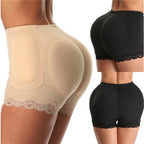 Lace-Trim Padded Butt Lifter | Hip Enhancer Shorts