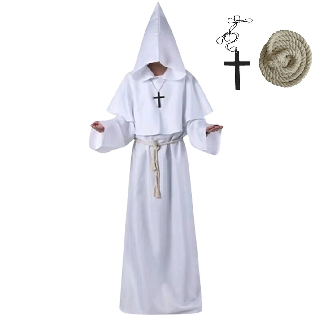 Hooded Monk Robe | Medieval Stagewear