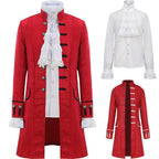 Victorian Steampunk Trench Coat & Shirt | Medieval Renaissance Costume | S–4XL