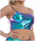 Metallic Crop Top Bra | 5 Colors