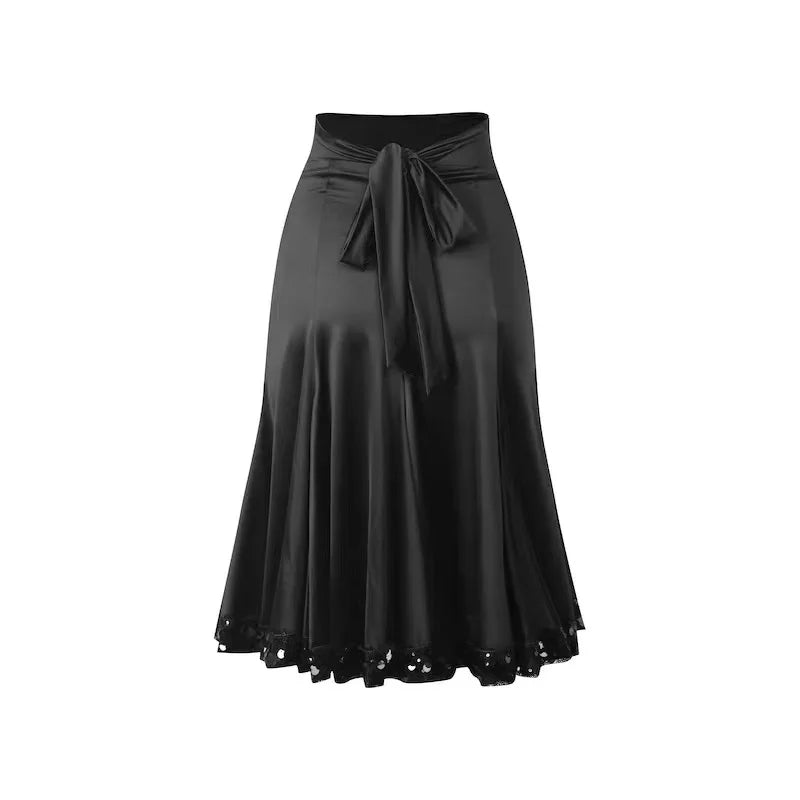 Latin Dance Bodysuit | Long Sleeve Practice Top & Skirt