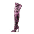 Pointed Over-the-Knee Boots | Stiletto Heel