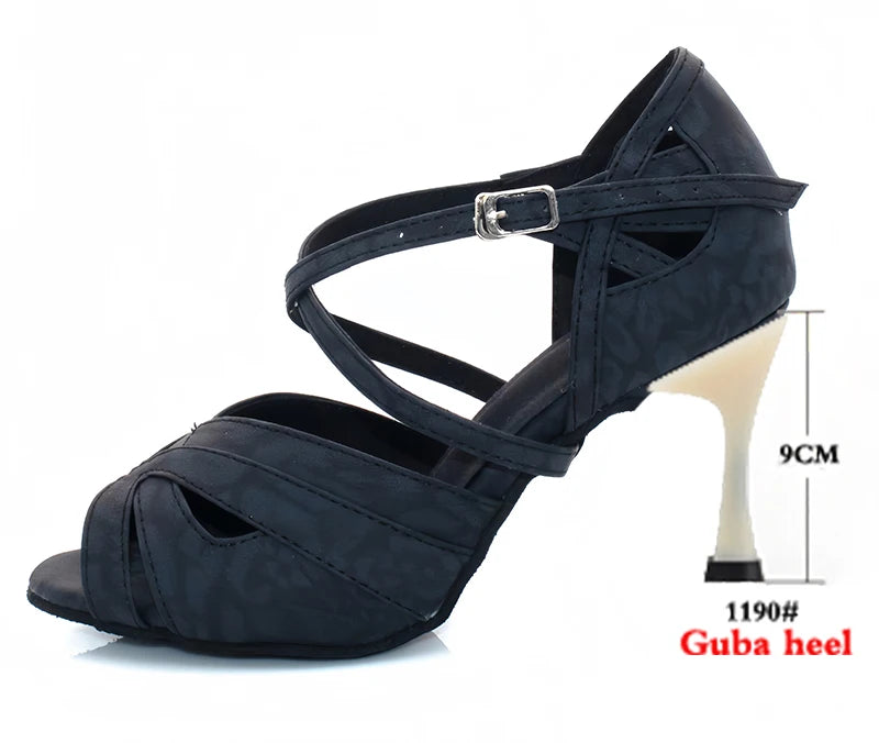 Latin Ballroom Dance Heels | Cuban Heel | Multi-Color