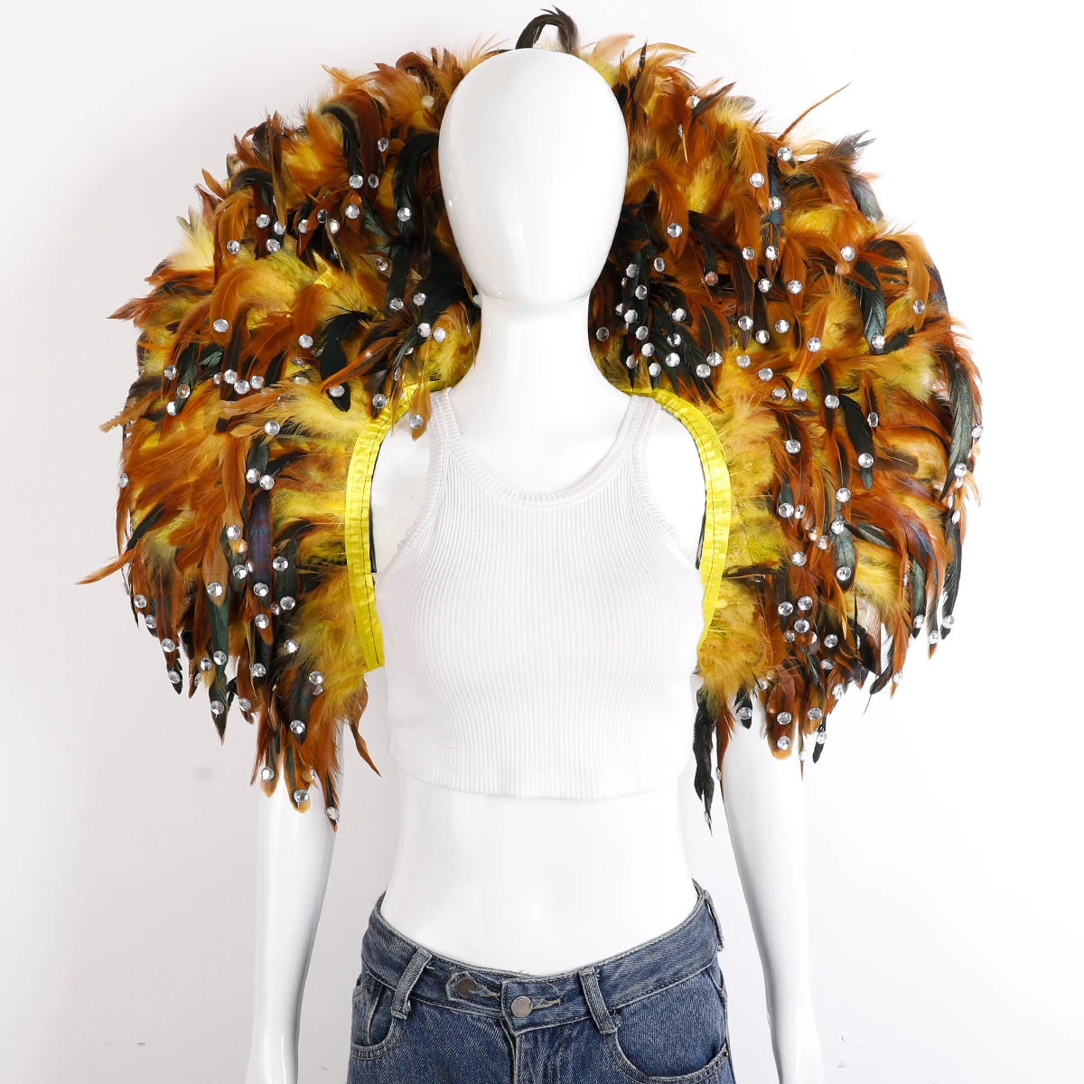 Oversized Feather Shoulder Wrap | Carnival & Stage | 29 Colours