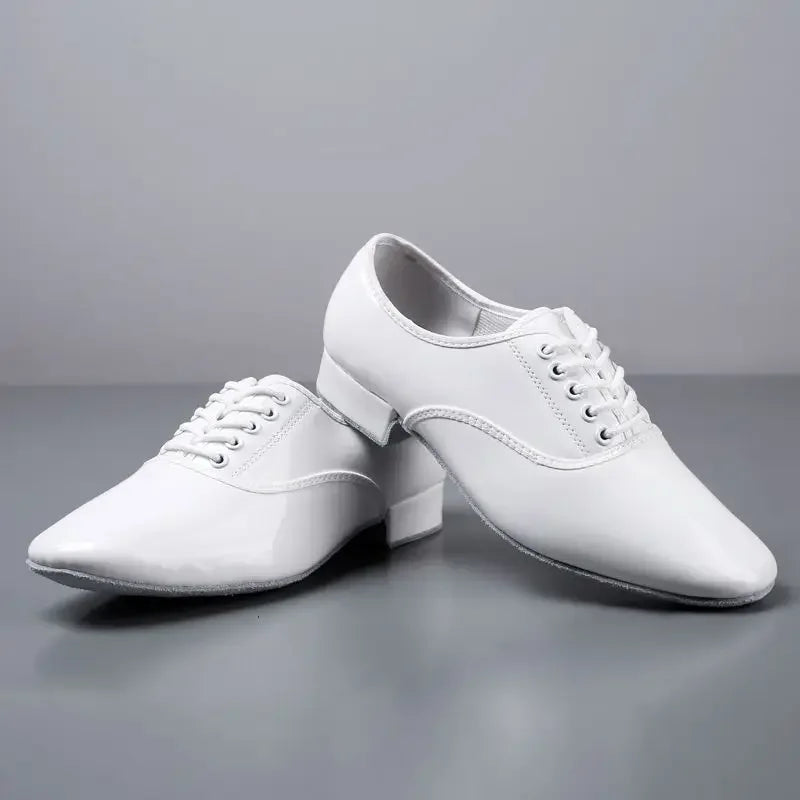 Men’s Ballroom Shoes | Glossy Lace-Up